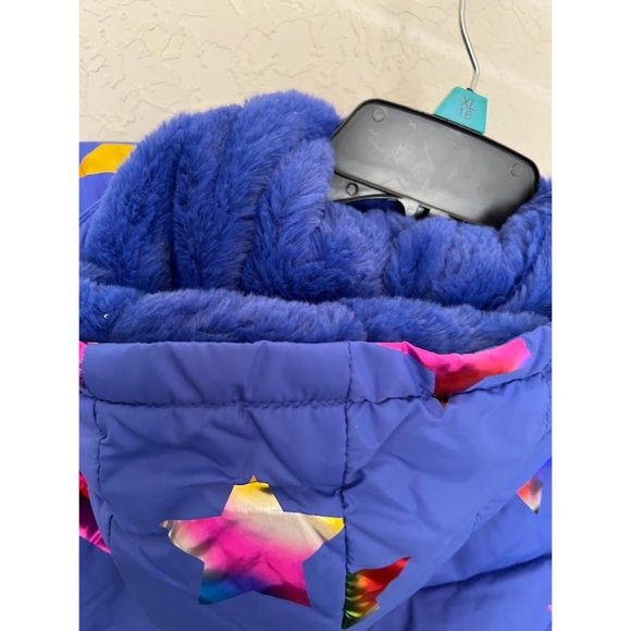 COPY - Wonder Nation Girl's Printed Stars Bubble Jacket/Coat - Picture 4 of 8